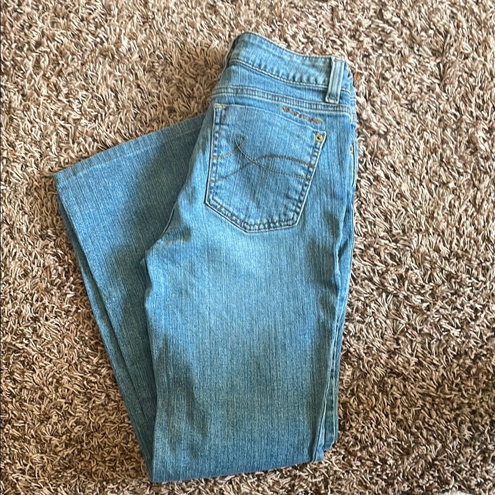 DKNYC Blue Straight Leg Jeans Timeless Design